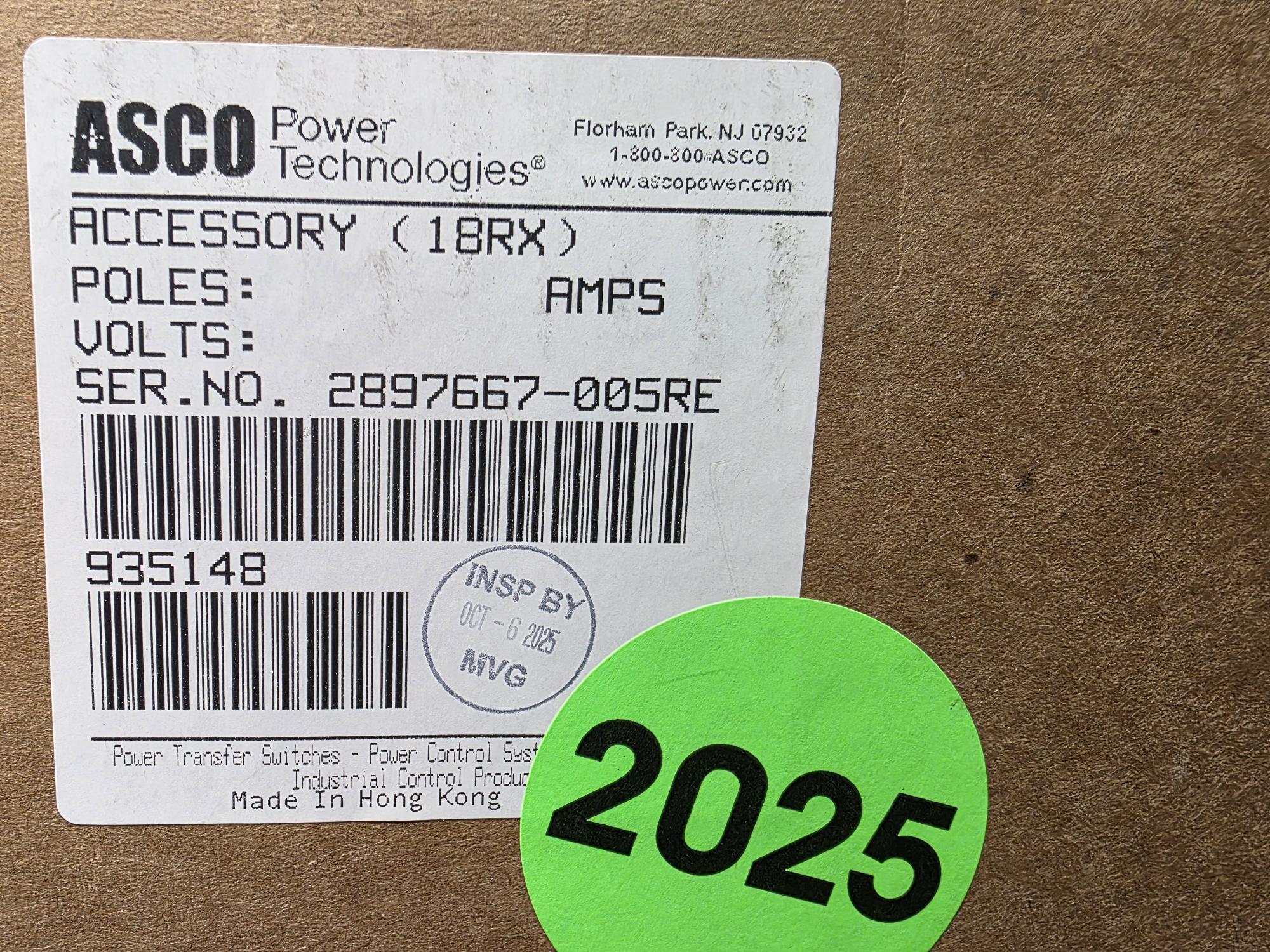 ASCO Accessory 18RX Relay Expansion Module | Kodiak Power Solutions