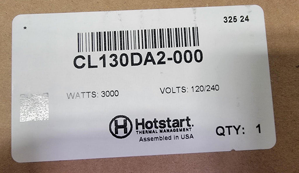 Hotstart Coolant Heater CL130DA2-000 3000 W 120/240V