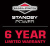 26kW LP/NG Briggs & Stratton PP26 Power Protect Air Cooled Series Standby Generator 120/240V Aluminum Enclosure with GC-1032 Genset Controller