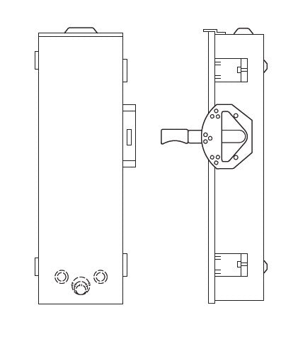 100 Amp Manual Transfer Switch NEMA 3R 120/240V 1-PH